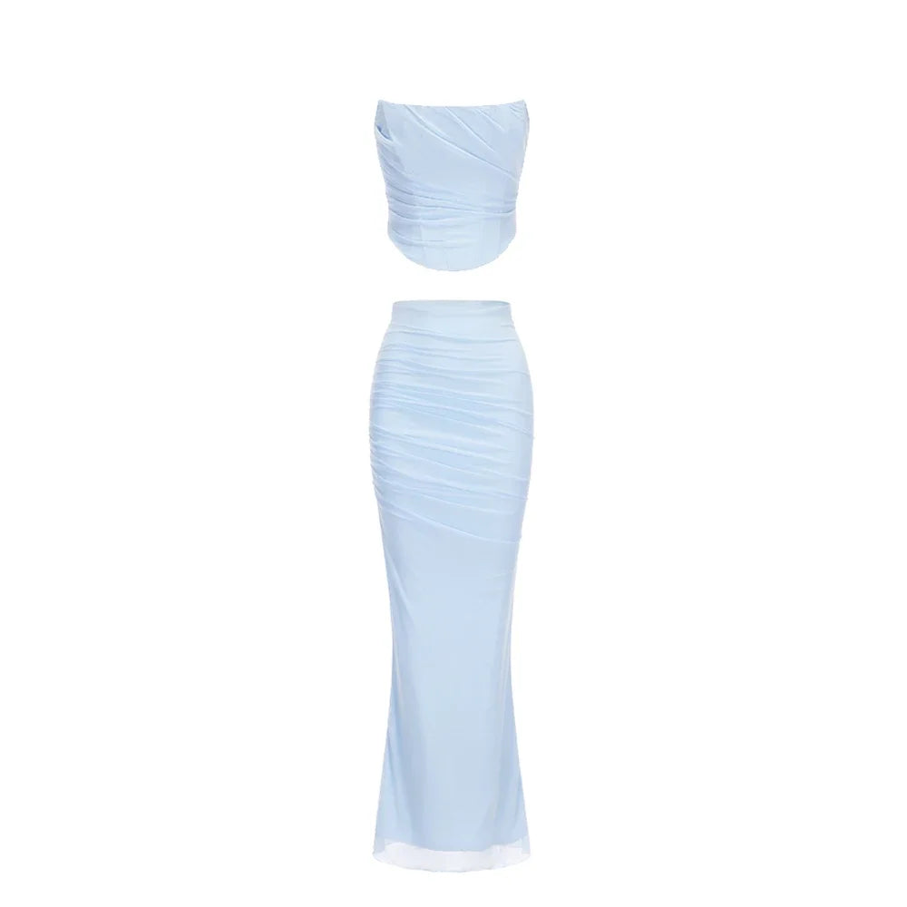 Strapless Top Set Bodycon
