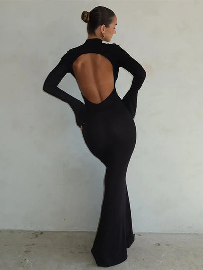 Elegant Blackless Dress