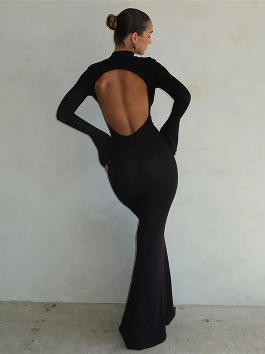 Elegant Blackless Dress