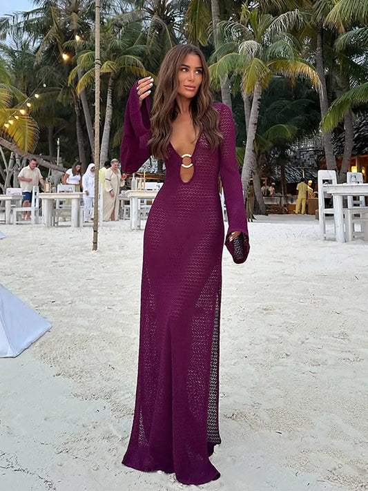 Island Heat Crochet Dress
