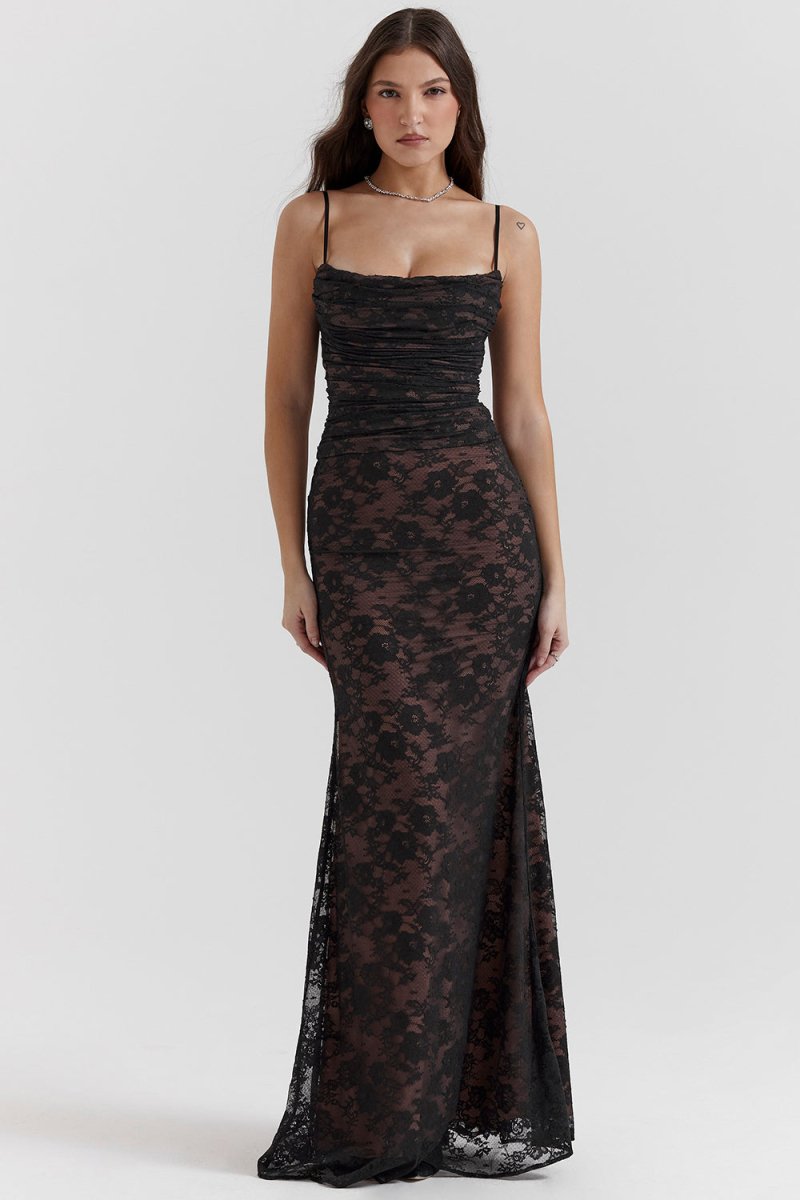 Elegant Lace Bodycon Corset Dress