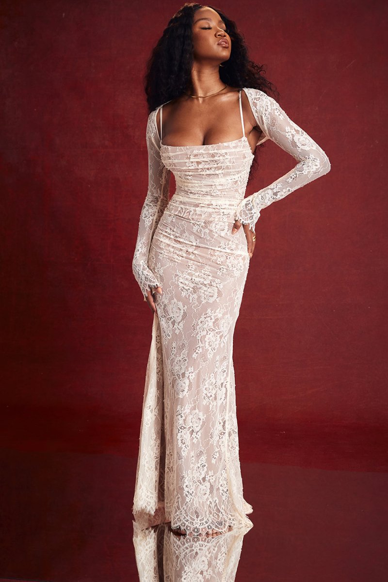 Elegant Lace Bodycon Corset Dress