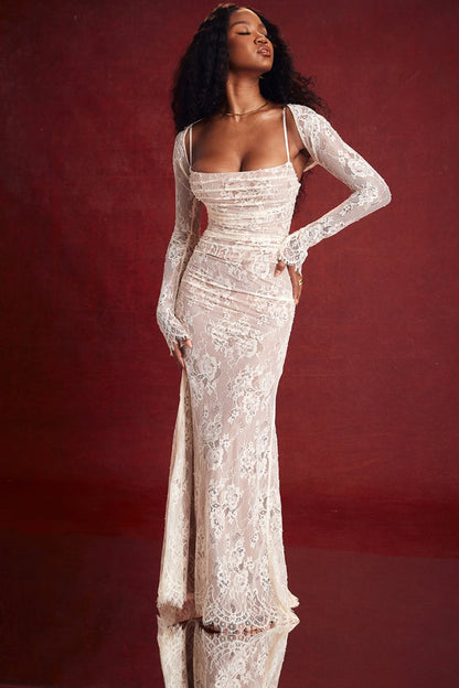 Elegant Lace Bodycon Corset Dress