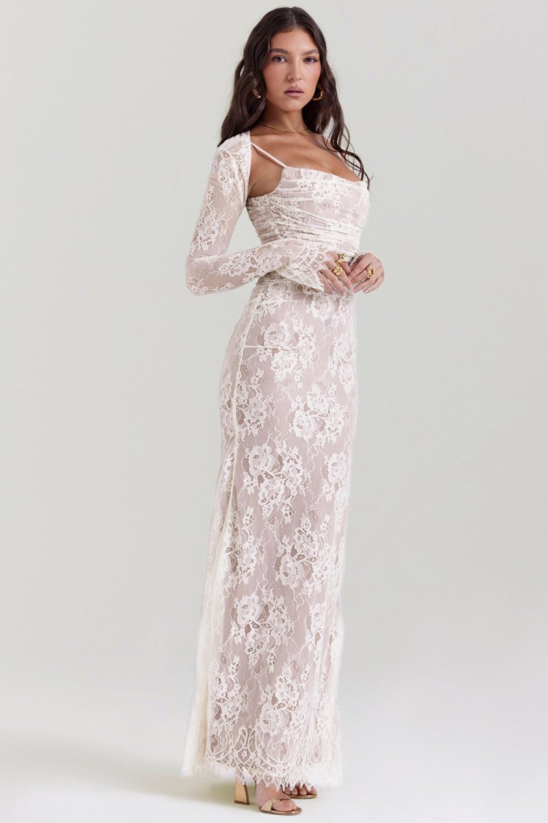 Elegant Lace Bodycon Corset Dress