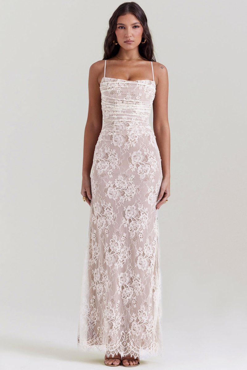 Elegant Lace Bodycon Corset Dress