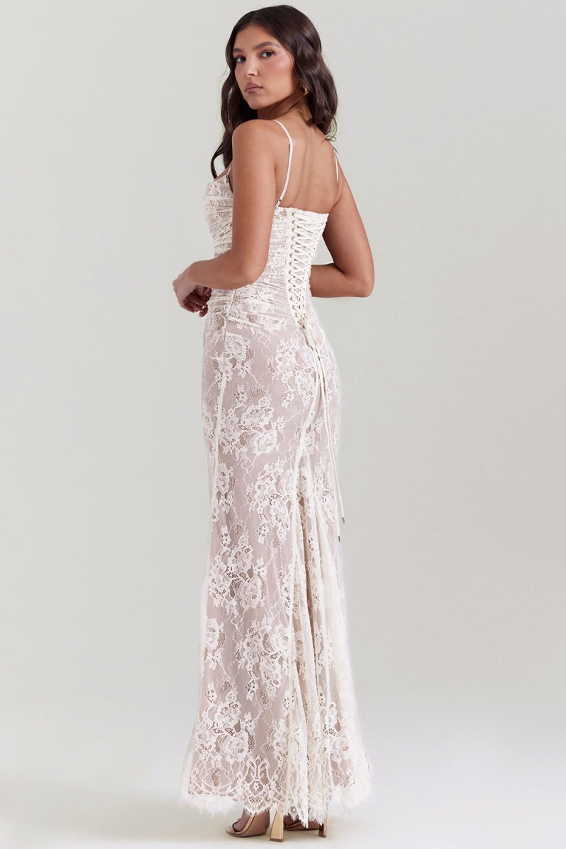 Elegant Lace Bodycon Corset Dress